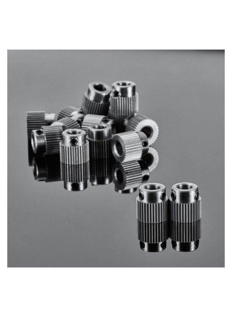 Zikra Extruder Wheel Gear, 15 Pieces Stainless Steel 3D Printer Parts Drive 36 Teeth Gear, Drive Gear for CR-10, CR-10S, S4, S5, Ender 3, Ender 3 Pro - Image 4