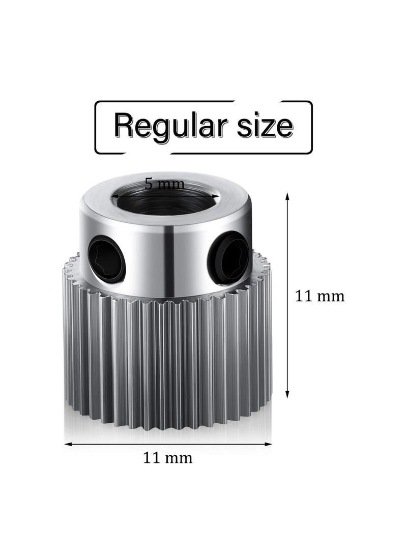 Zikra Extruder Wheel Gear, 15 Pieces Stainless Steel 3D Printer Parts Drive 36 Teeth Gear, Drive Gear for CR-10, CR-10S, S4, S5, Ender 3, Ender 3 Pro - Image 5