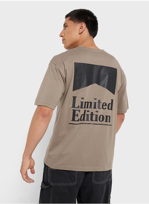 Graphic Print Oversized T-Shirt