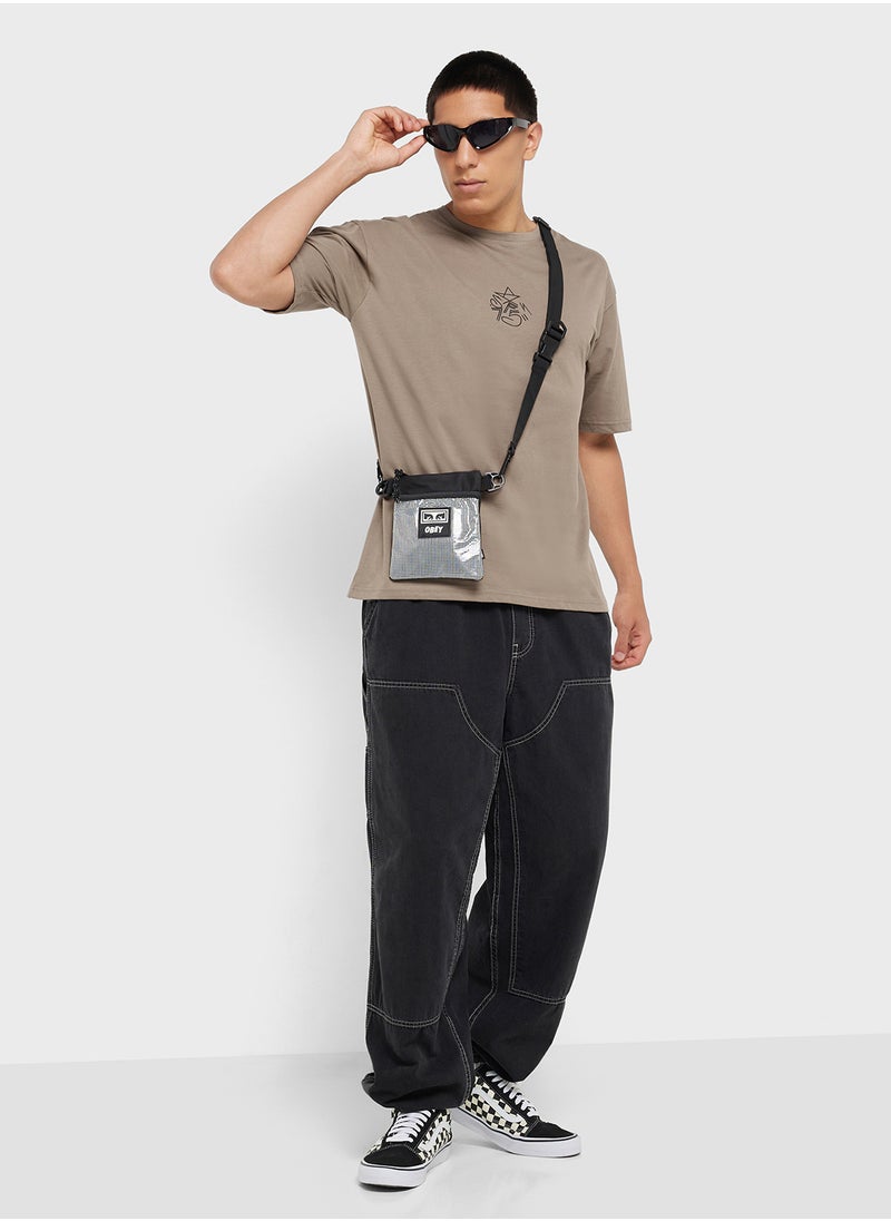 Seventy Five - Graphic Print Oversized T-Shirt - Image 1