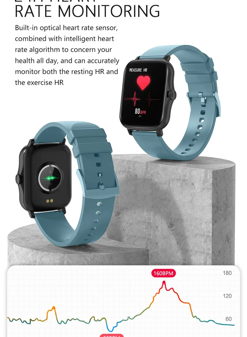 Seventy Five Smart Watch W/ Dynamic Heart Rate & Multi Features