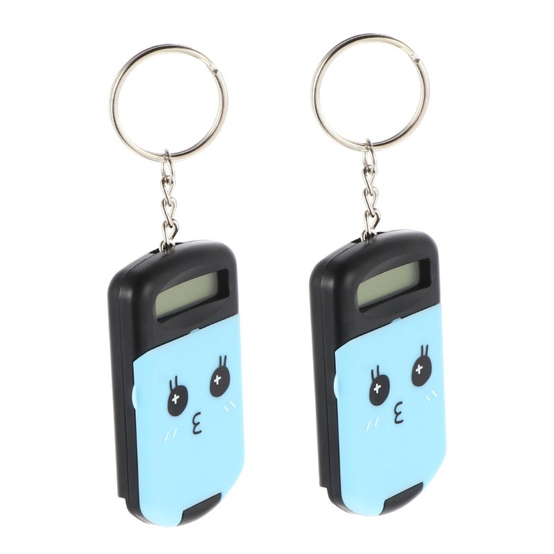 Mini Portable Calculator 2 Pack Lightweight Cute Cartoon Design For Students And Office Use - Image 2