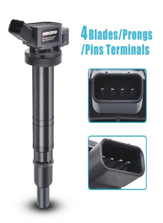 Micro Premium Ignition Coils Compatible with Lexus IS F Scion xB Toyota 4Runner Corolla XRS Matrix Tacoma Tundra UF495 (Pack of 4) with Dielectric Grease - Image 4