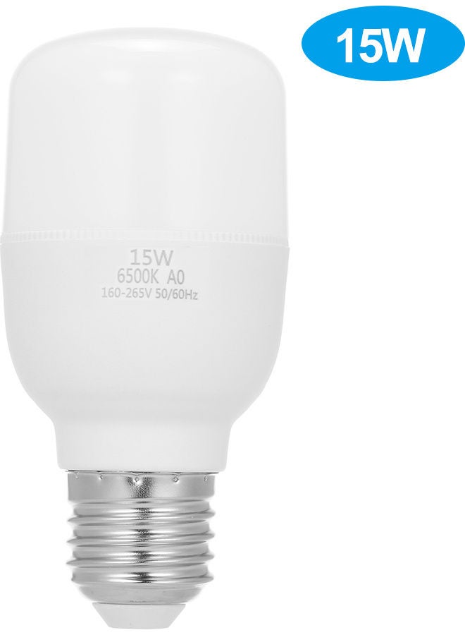 Loquat LED T Bubble Plastic Covered Aluminum Light White 13.50x7.00x7.00centimeter - Image 1