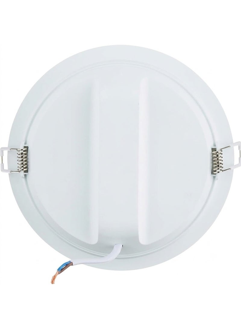 ليناكز الأصلي مصباح سقف LED غائر (Downlight) بقدرة 17 واط ودرجة حرارة لون 3000 كلفن (أبيض دافئ) | قطر 150 مم | إضاءة موفرة للطاقة للمنازل والمكاتب - Image 4