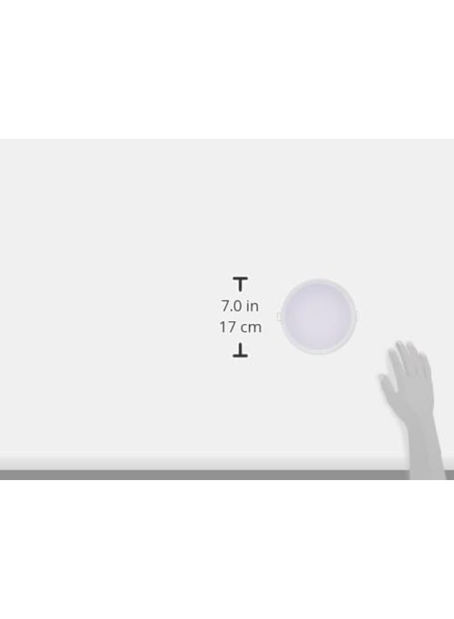 ليناكز الأصلي مصباح سقف LED غائر (Downlight) بقدرة 17 واط ودرجة حرارة لون 3000 كلفن (أبيض دافئ) | قطر 150 مم | إضاءة موفرة للطاقة للمنازل والمكاتب - Image 5