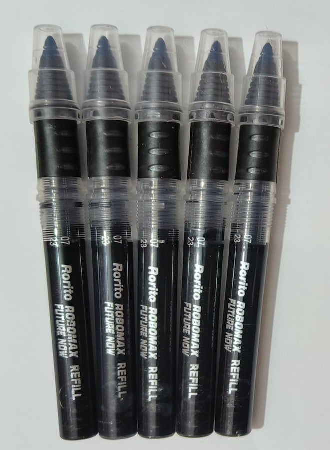 FIRST CLICK Rorito's Robomax Refill Black Ink Pack of 10 Pc Waterproof ink gel writing. - Image 2