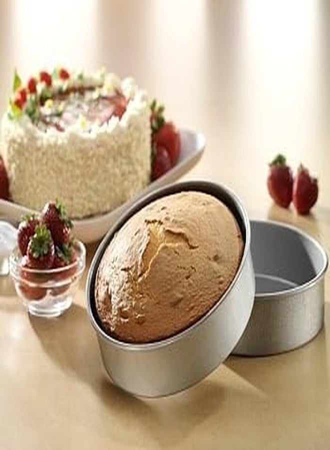 Royals Aluminium Bakeware Round Cake Mould, Cake Tin, Cake Pan for Birthday Cake, Aluminium Baking Tray for Oven (5 inch) - Image 2
