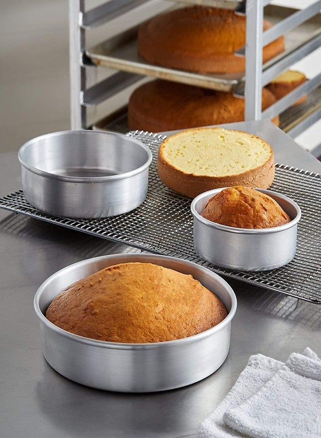 Royals Aluminium Bakeware Round Cake Mould, Cake Tin, Cake Pan for Birthday Cake, Aluminium Baking Tray for Oven (5 inch) - Image 3