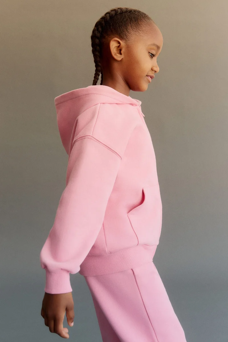 اتش اند ام هودي فضفاض بسحاب كامل