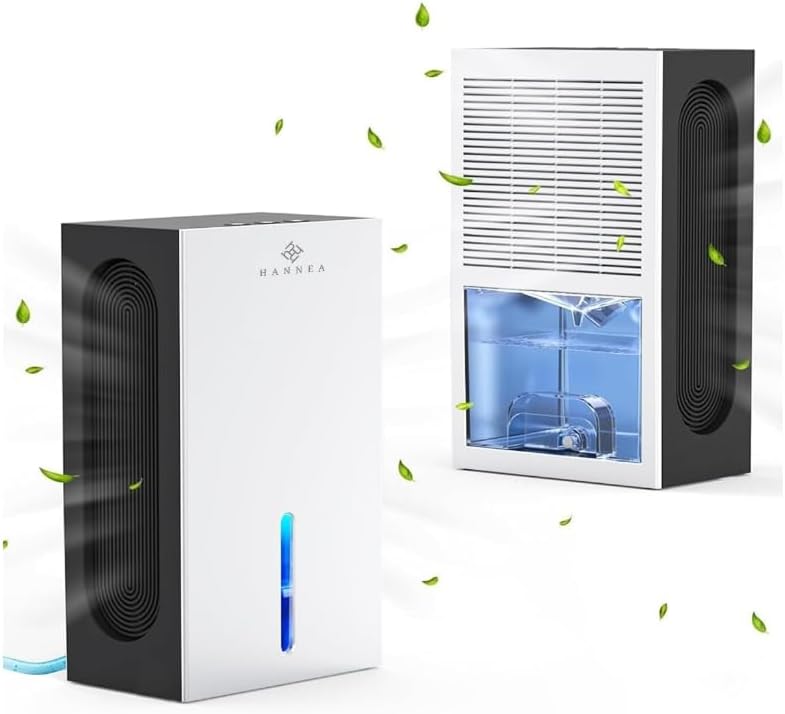SUPVOX 2.3L Dehumidifier, Silent Indoor Dehumidifier, with Auto Shut-off and 2 Working Modes Portable Dehumidifier, with Color LED Light and Transparent Water Tank Desk Dehumidifier for Home & Office - Image 1