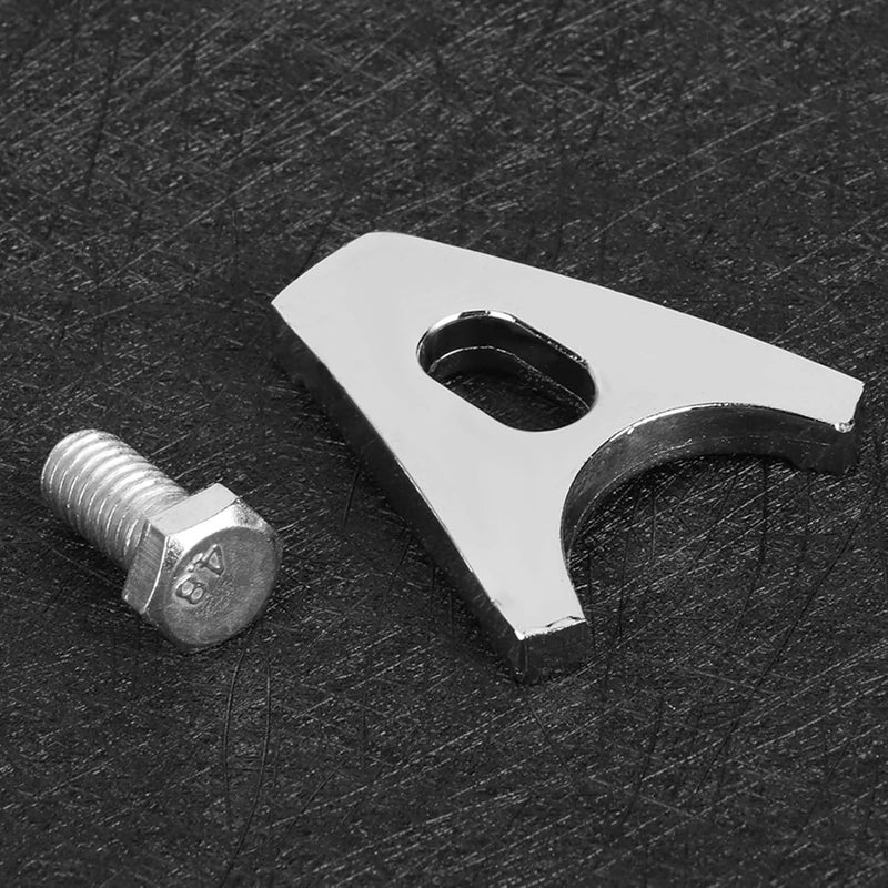 Zerodis Other Ignition Accessories Steel Engine Hold Down Clamp for Chevy V8 V6 Easy Installation Durable Fits Engines 265 283 305 327 350 396 Distributor Clamp Chrome - Image 1