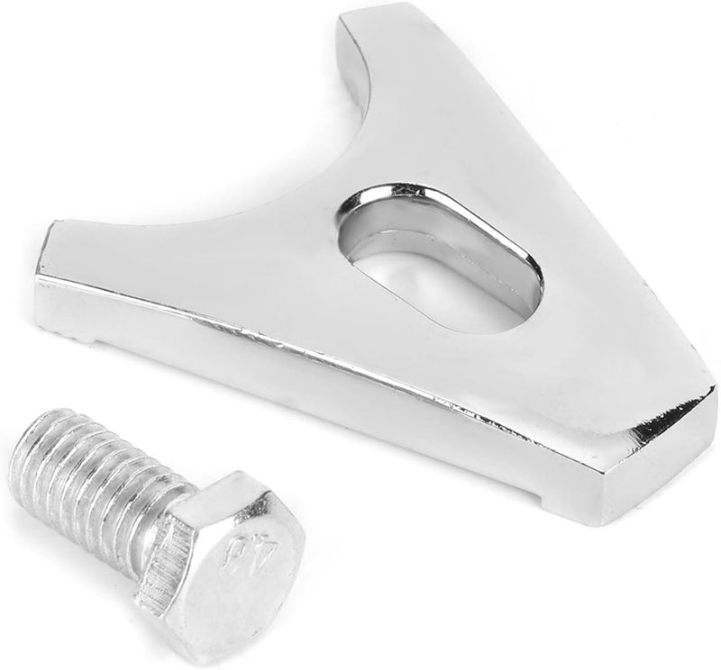 Zerodis Other Ignition Accessories Steel Engine Hold Down Clamp for Chevy V8 V6 Easy Installation Durable Fits Engines 265 283 305 327 350 396 Distributor Clamp Chrome - Image 2