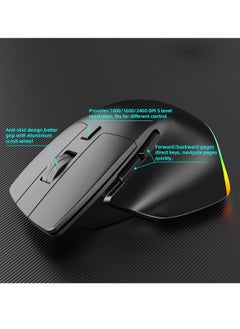 Wireless Mouse, Upgrade 2.4G Ergonomic Optical Mouse, 1600 DPI, 3 DPI Adjustable, 5 Buttons, USB Computer Mouse for Laptop, PC, Chromebook, Notebook, 15M Wireless Connection Mouse Black - pzsku/Z11806C0309F983CE6242Z/45/1741185080/04cfe0c4-79da-479a-af33-078b9a7d8b87