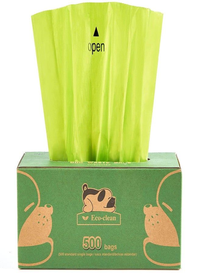 Eco Clean ECO-CLEAN Dog Poop Bags, 500 Count, Leak-Proof, Earth-Friendly, Tissue-Style Dispensing, Big Enough for All Pet Size, Keep Your Hands Safe - Image 1