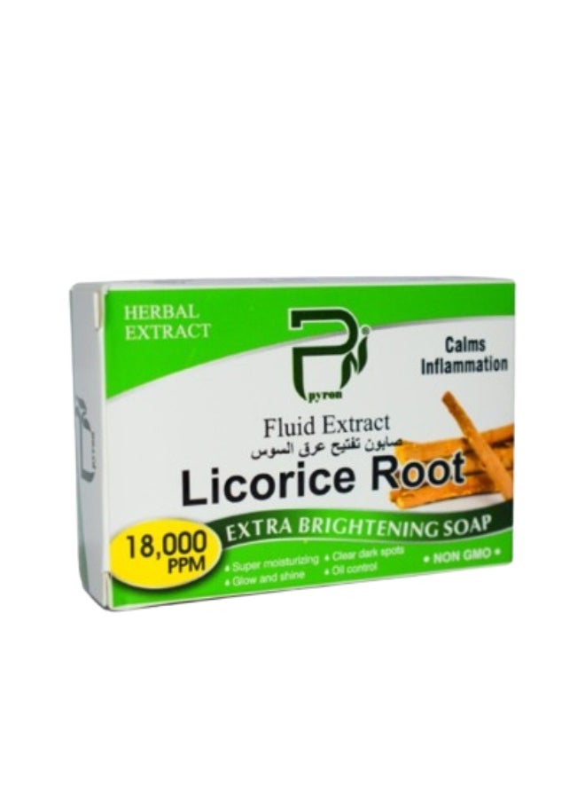 PYRON Licorice Root Fluid Extract Extra Brightening Soap 