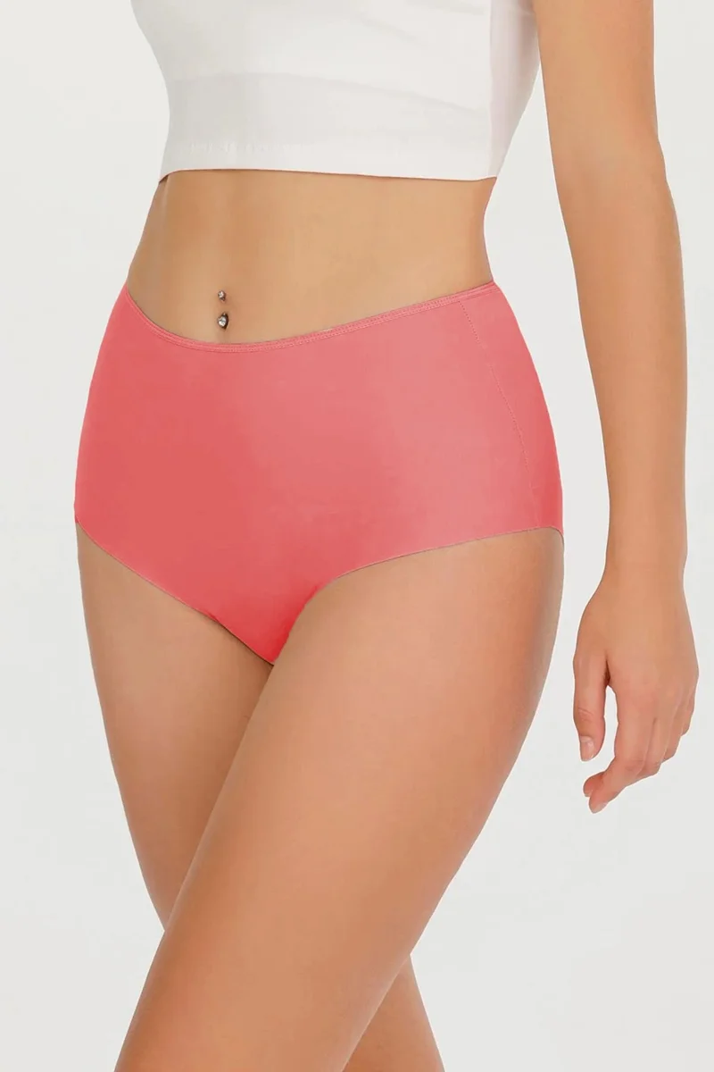 هيبسين راكيب Rivaling All 5 Women's Non-marking High Waist Laser Cut Panties
