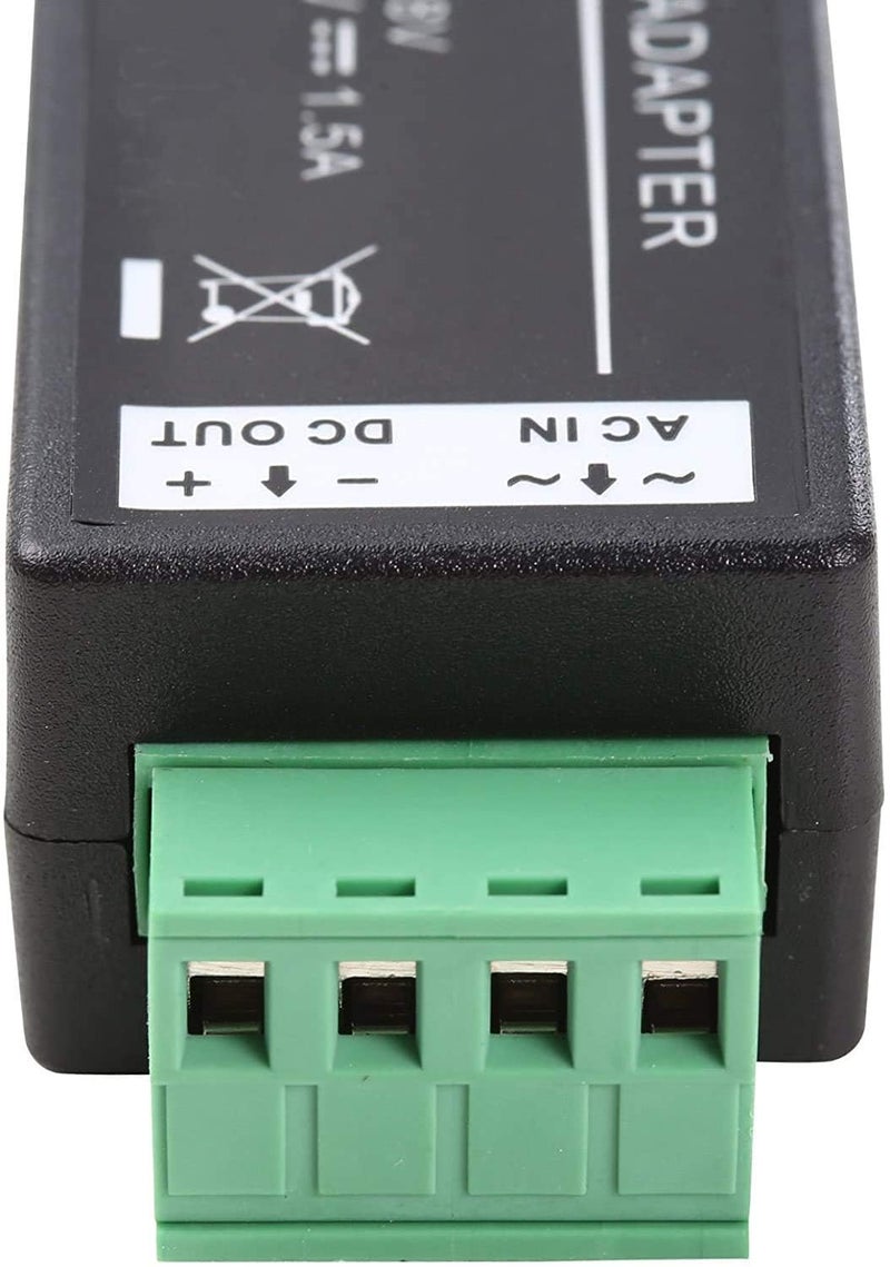 UHPPOTE AC to DC Step Down Convertor 24VAC to 12VDC 1.5Amp Power Adapter for Surveillance CCTV Camera Security System - Image 2