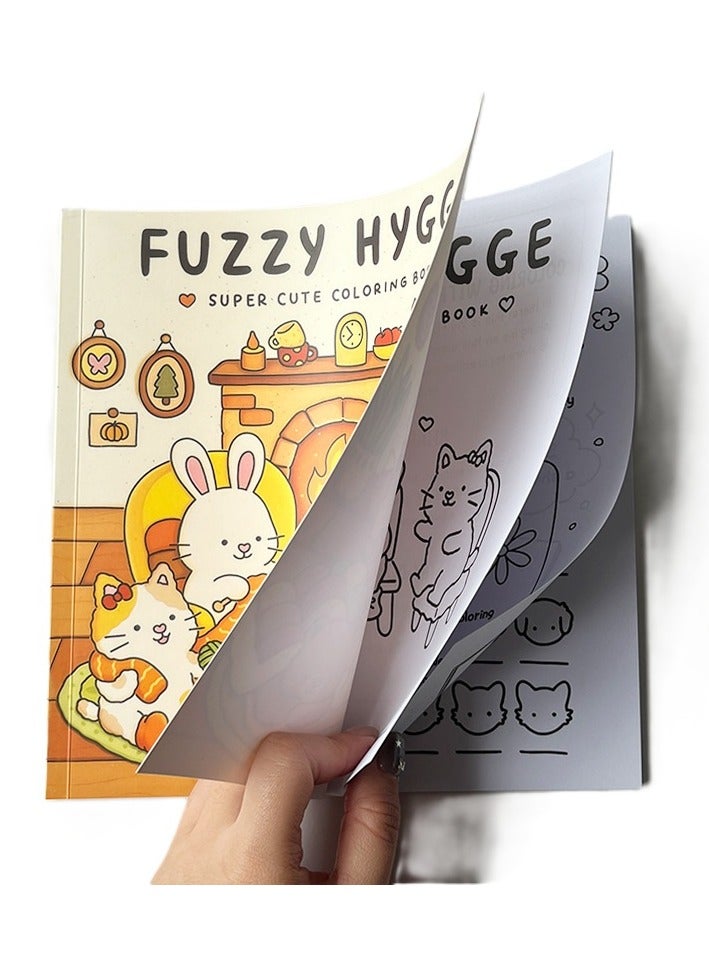 الأزرق جي دبليو الكلب الصغير الكرتون الجديدة كتاب الرسم لطيف مضحك كتاب التلوين مجموعة - Image 4