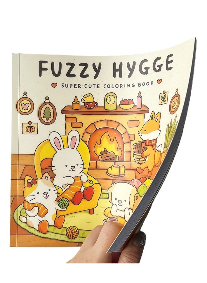 الأزرق جي دبليو الكلب الصغير الكرتون الجديدة كتاب الرسم لطيف مضحك كتاب التلوين مجموعة - Image 3