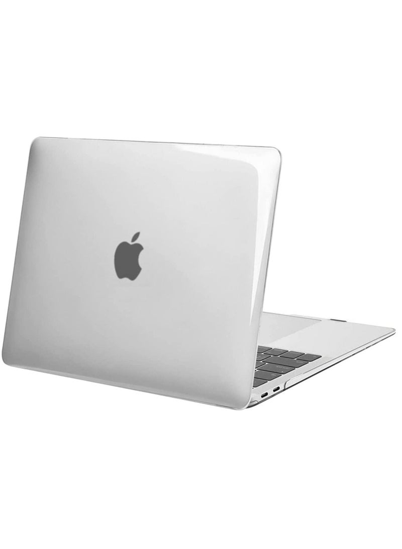 MacBook Pro 13 inch Case M2 2022 2021 2020 2016 A2338 M1 A2251 A2289 A2159 A1989 A1708 A1706 with without Touch Bar Plastic Hard Shell Case And Keyboard Cover Crystal Clear - Image 2