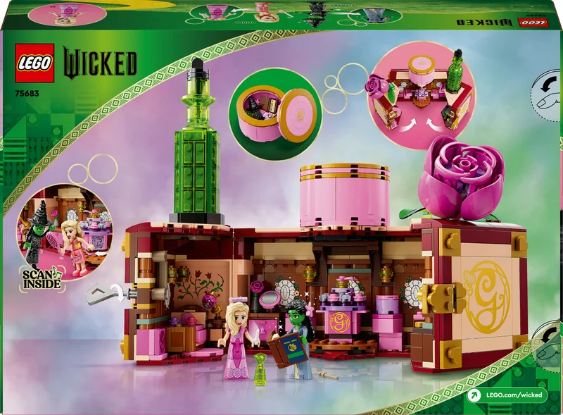ليغو نموذج لعبة قابل للتجميع مسكن غليندا وإلفابا 75683 من LEGO® Wicked