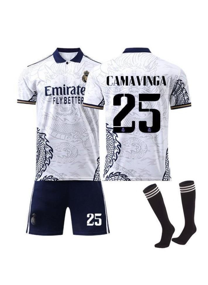 KUYING - Real Madrid Football Jersey Dragon Edition Adult Football Jersey - Image 1
