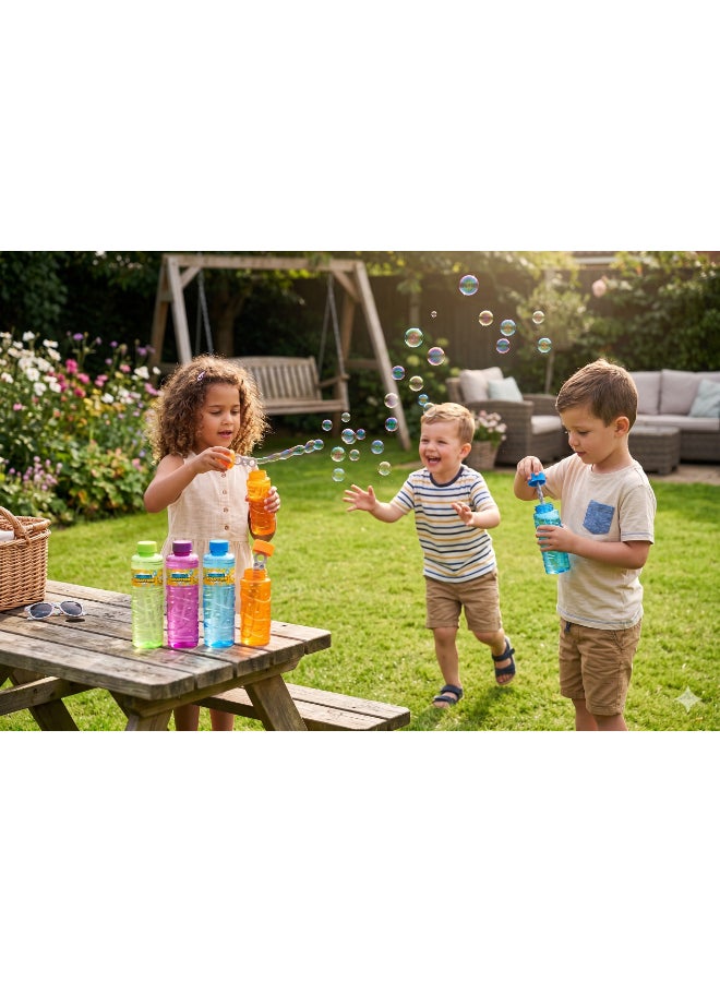 Galaxy Toys لعبة مسدس فقاعات كبيرة مع محلول فقاعات – مسدس فقاعات عالي الإنتاج للأطفال للعب في الهواء الطلق والاحتفالات متنوعة 1 قطعة - Image 4