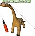 YONGJULE Big Brachiosaurus 32 inch Dinosaur Toys for Kids 35 Large Dinosaur Toys for Kids Toddler Dinosaur Party Favors Birthday Gifts for Boys Girls Brown - Image 4