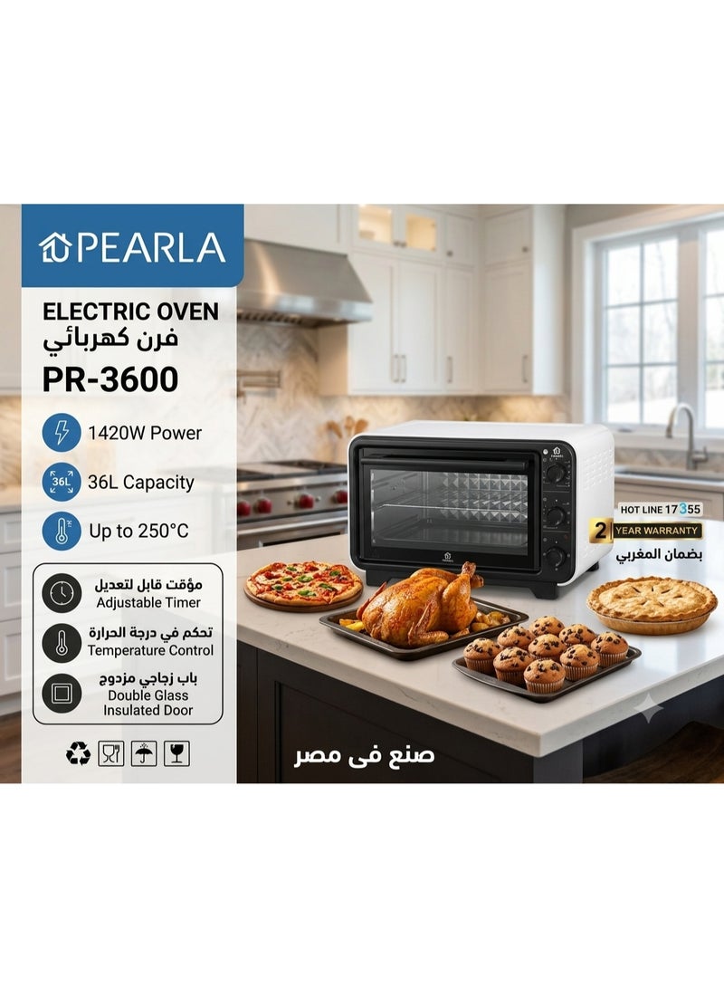 Perla Electric Oven Perla 36 Liter 2500 Watt - Image 1