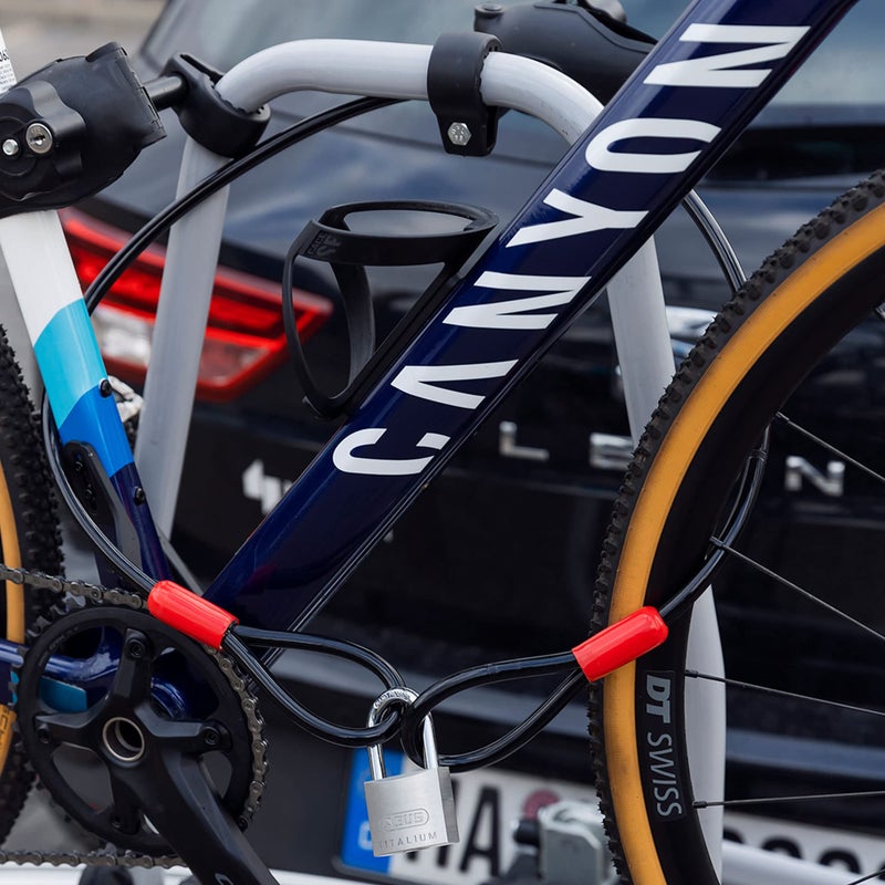 أباس قفل كابل كوبرا من أبو لوكس (كابل حلقة 10 مم × 220) أسود - Image 2