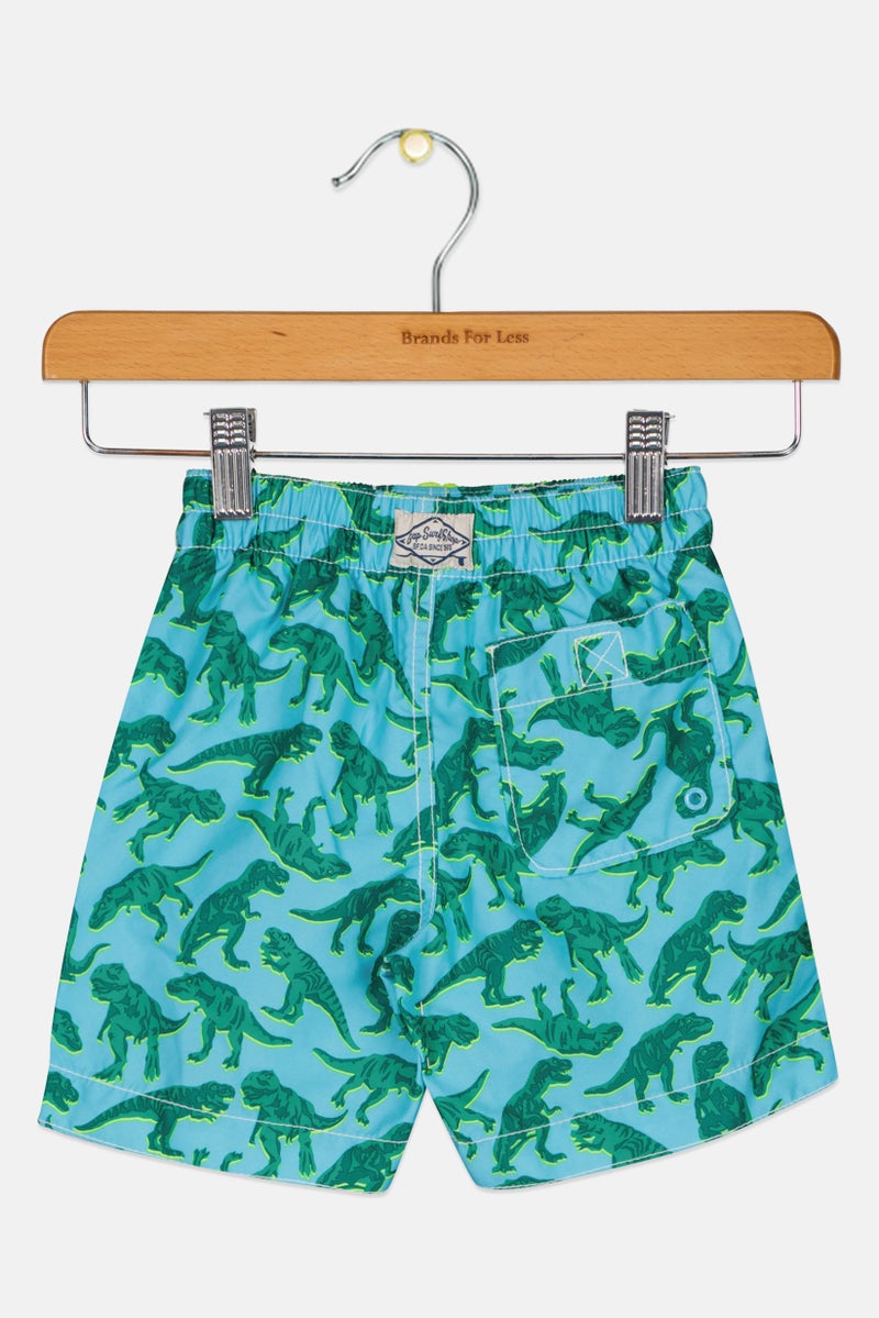 GAP Toddlers Boy Animal Print Swimwear Shorts, Multicolor - Image 2