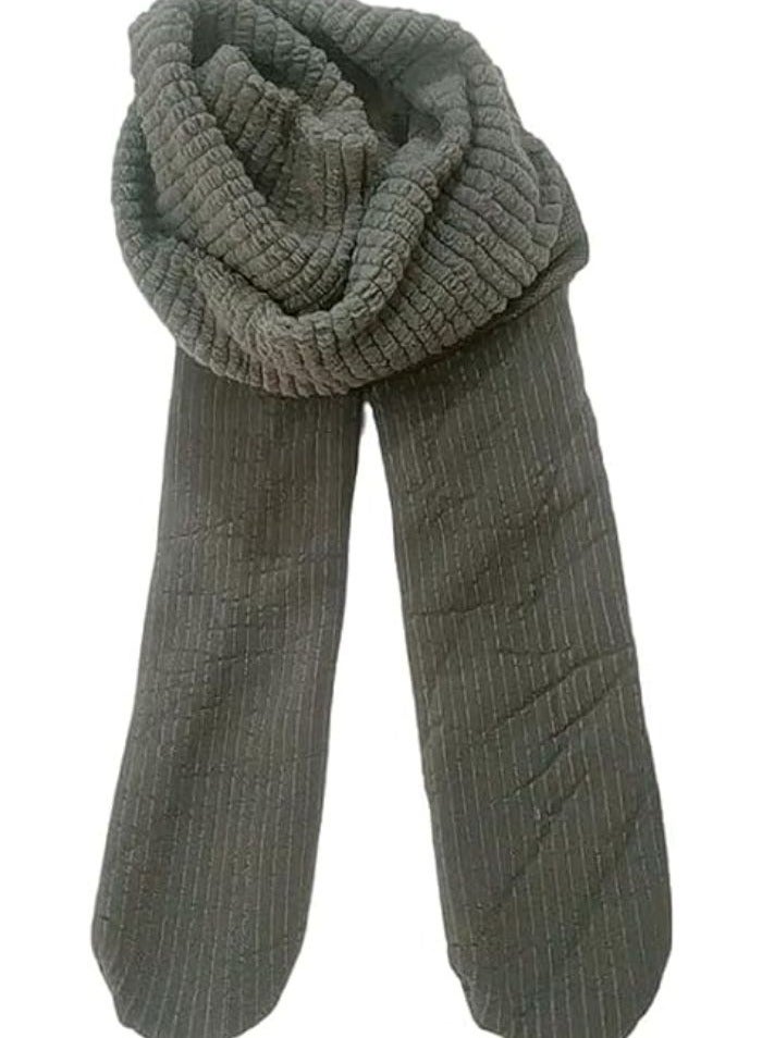 Baby Girls' Tights in Warm Winter Girls' Tights Winter Tights Warm Cotton Wool Lined Stockings Foot Leggings High Waist Long Socks, Light Gray - Image 1