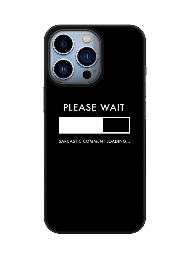 Stylizedd Case for iPhone 15 Pro Slim Snap Classic Series Mobile Cover Hard PC Shield Matte Finish Phone CasePrint - Please Wait - Image 1