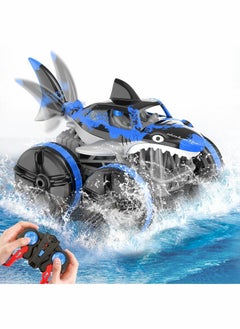 Y&D Amphibious Remote Control Car, 1:14 Scale Waterproof Off Road RC Shark Truck  - Image 1