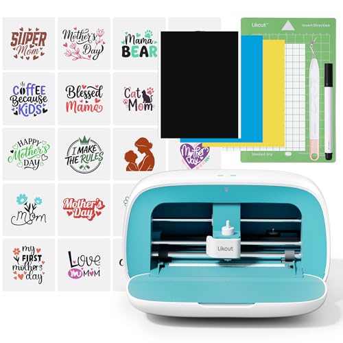 Likcut Vinyl Cutter Machine AI Smart Sticker Maker S501 for DIY Joy AI Image Generation Portable Sticker Cutter for Crafting Beginner for Home School Decor Custom Stickers Crafts for Adults - Image 1