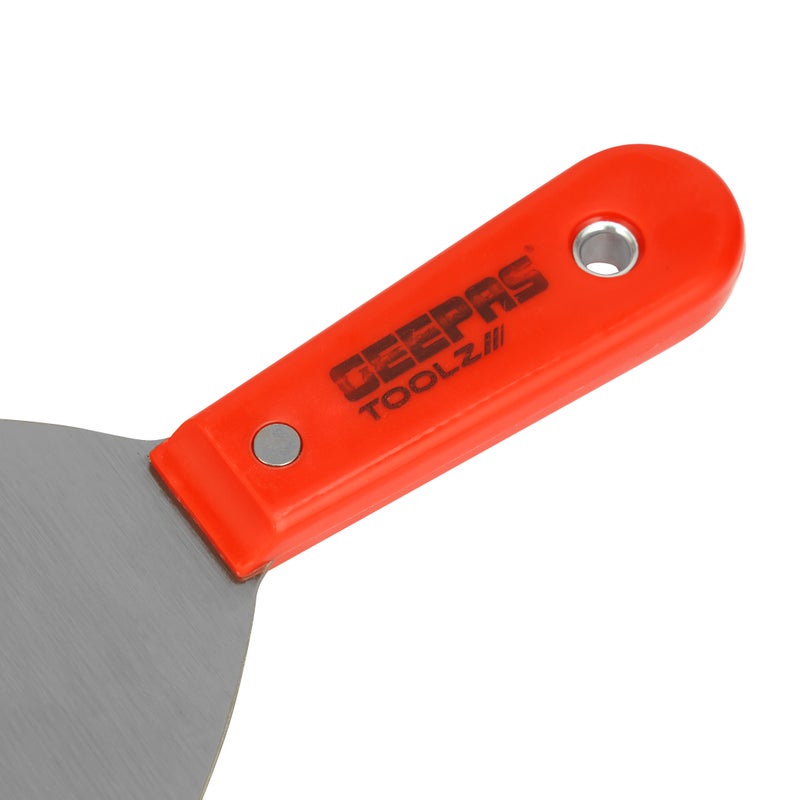 Geepas Toolz 5" Scraper- GT59276| High-Quality Metal Scraper, Comfortable to Use| Light-Weight and Durable, Ideal for DIY, Home Improvement, Paint Scraping, Glue Scraping, Wallpaper Scraping and more| Red - Image 2