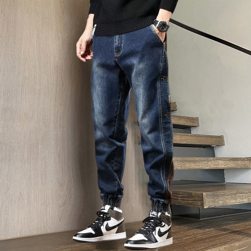 Unisex Casual Daily Denim Jeans - Image 4