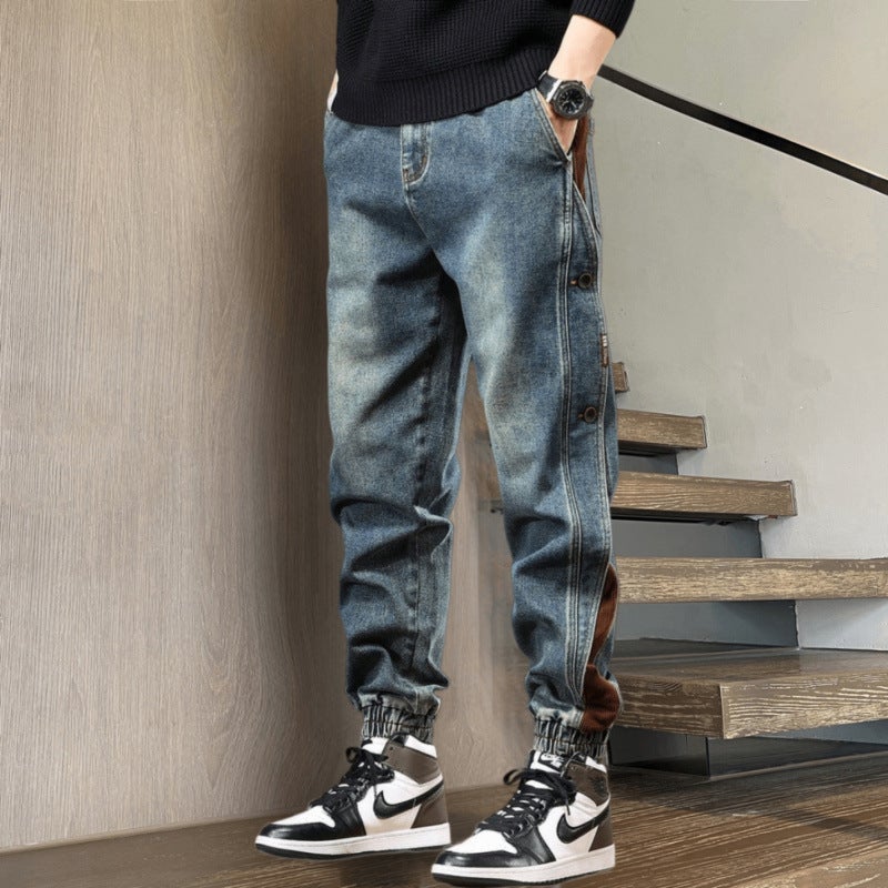 Unisex Casual Daily Denim Jeans - Image 3