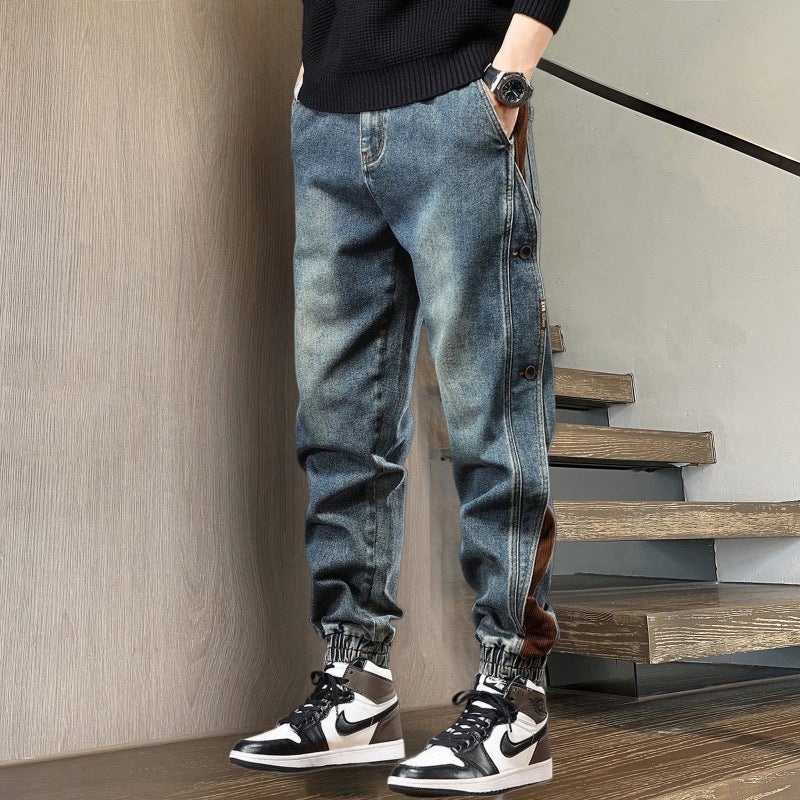Unisex Casual Daily Denim Jeans - Image 2
