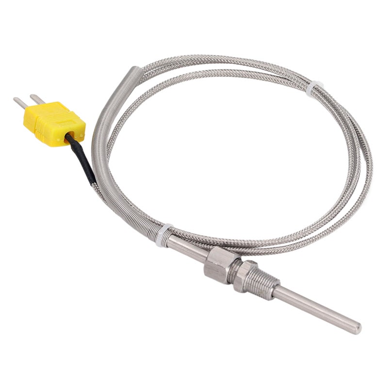 K Type Thermocouple -100~1250℃ Stainless Steel Braided Wire High Accuracy Temperature Sensor - Glass Fiber Insulated Probe for Industrial Chemistry Metallurgy - Image 5