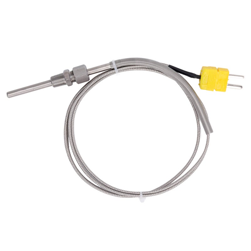 K Type Thermocouple -100~1250℃ Stainless Steel Braided Wire High Accuracy Temperature Sensor - Glass Fiber Insulated Probe for Industrial Chemistry Metallurgy - Image 1