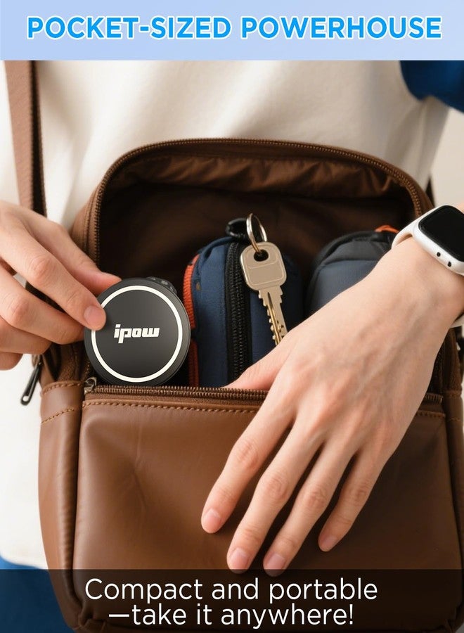 IPOW Magnetic Phone Holder for Gym with Dual Magnetic Mount, Alloy Base & 360° Ball Joint, Compatible with MagSafe iPhone 12-16 Series, Strong Grip on Metal Surfaces - Image 3