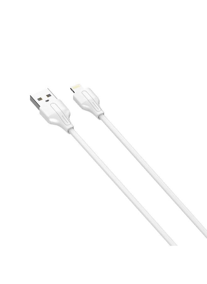 LDNIO - LS542 Fast Charging Data Cable Lightning To USB-A, 2M Length - White - Image 1