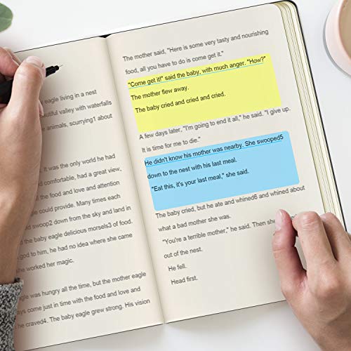 Zonon Guided Reading Highlight Strips Colored Overlay Reading Tracking Rulers Helps with Reduce Visual Stress (16 pack) - Image 5