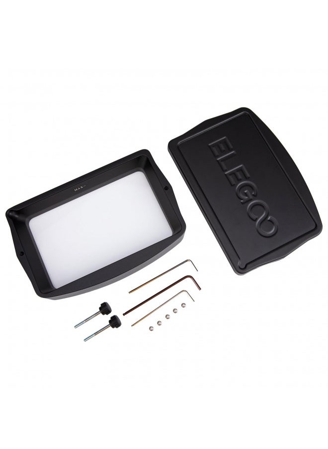ELEGOO Metal Resin Tank for Mars 4 Ultra LCD 3D Printer, ACF Release Liner Pre-Installed, with Allen Wrench, Resin Vat Mars 4 Ultra