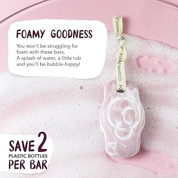 FOAMIE Shampoo Bar Hibiscus for Damaged Hair PlasticFree pHBalanced SoapFree No Sulphates or Parabens Made in the UK - Image 4