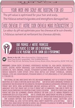 FOAMIE Shampoo Bar Hibiscus for Damaged Hair PlasticFree pHBalanced SoapFree No Sulphates or Parabens Made in the UK - Image 5
