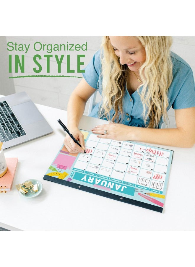 Hadley Designs Desk Calendar 2025 - 18-Month 2025 Desk Calendar For Easy Planning, Doodle Large Desk Calendar 2025-2026 For Home, School And Office, Monthly Desk Calendar 2025, 2025-2026 Desk Calendar For Organizing  - Image 2