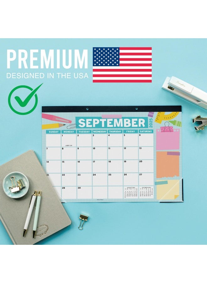 Hadley Designs Desk Calendar 2025 - 18-Month 2025 Desk Calendar For Easy Planning, Doodle Large Desk Calendar 2025-2026 For Home, School And Office, Monthly Desk Calendar 2025, 2025-2026 Desk Calendar For Organizing  - Image 4
